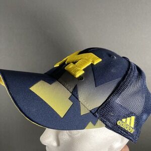 NCAA‎ University Of Michigan Fitted Hat Size L/XL Logo Embroidered